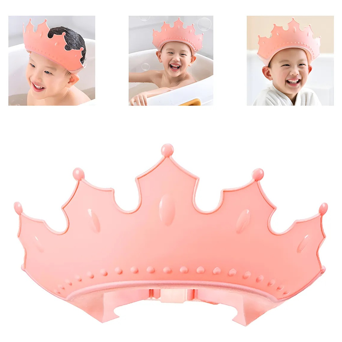 Gorra de Baño Corona Rosada 1