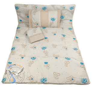 Set Para Cuna Colecho Celeste Koala
