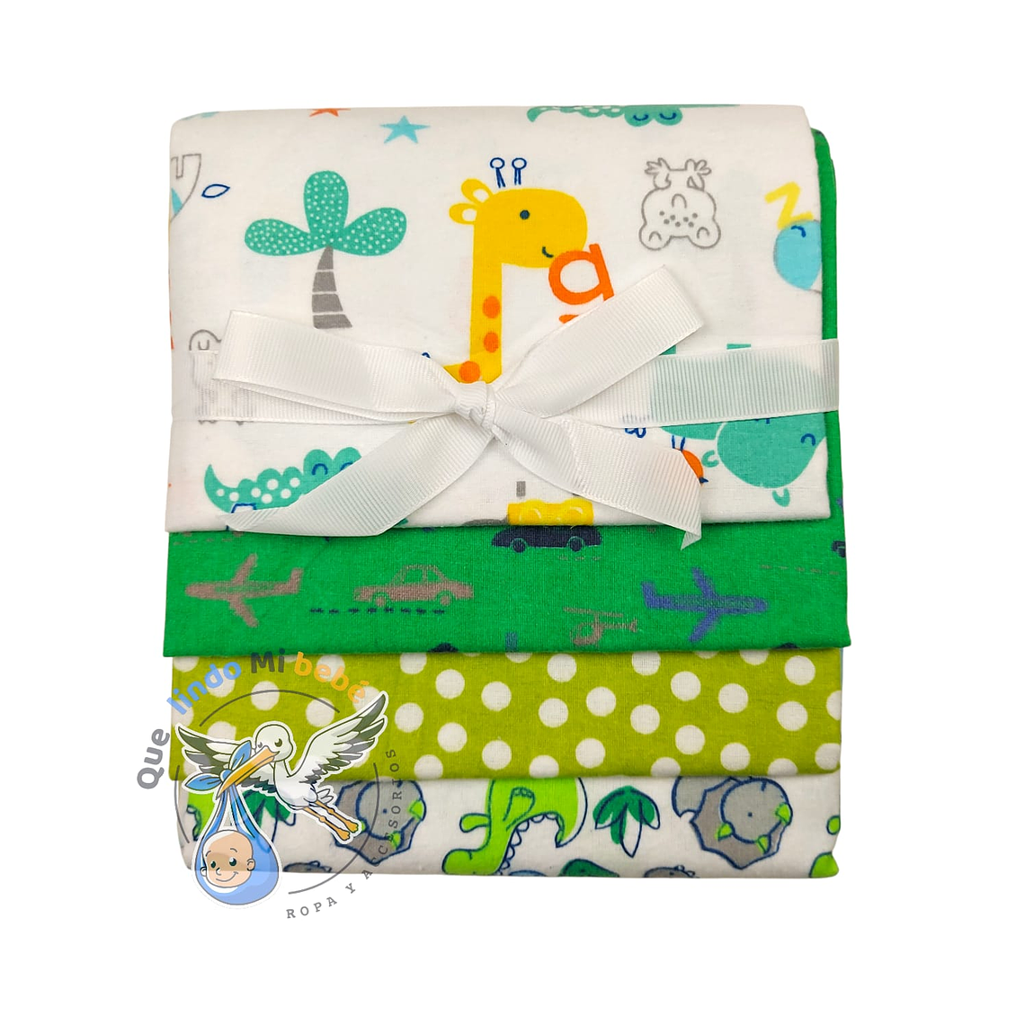 Tutos Algodón Afranelado Animalitos 1