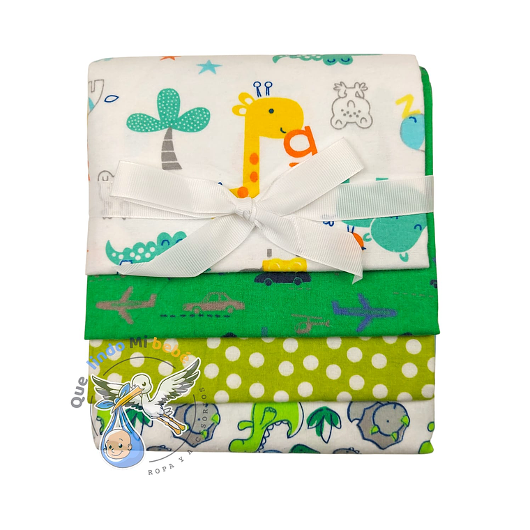 Tutos Algodón Afranelado Animalitos 1