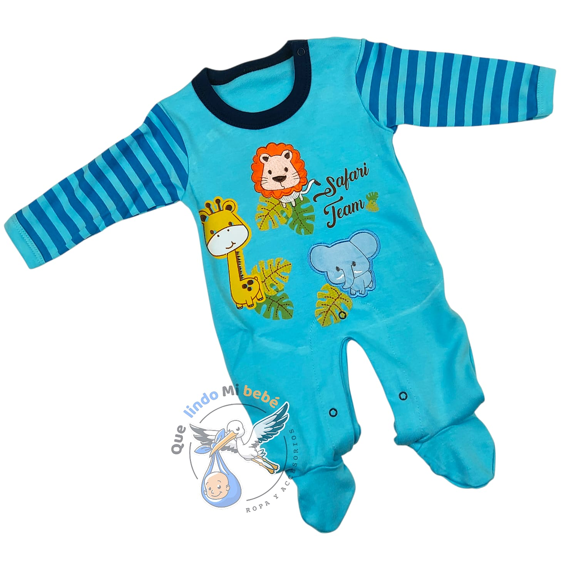 Osito Algodón 1 Pieza 0/3 Meses Safari Calipso 1