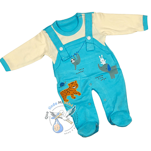 Osito Algodón 1 Pieza 0/3 Meses Jungle Calipso