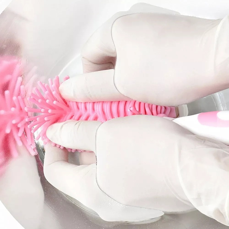 Kit De Cepillo Limpia Mamadera Silicona 2 en 1 Verde 2