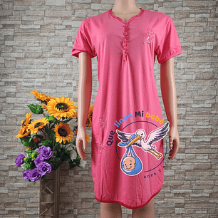 Camisola Manga Corta Fucsia Talla XL