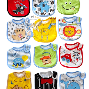 Baberos Impermeables por Docena Niño X12BH20