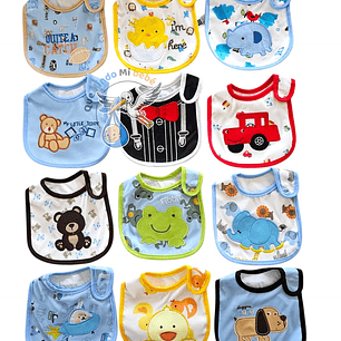 Baberos Impermeables por Docena Niño X12BH22