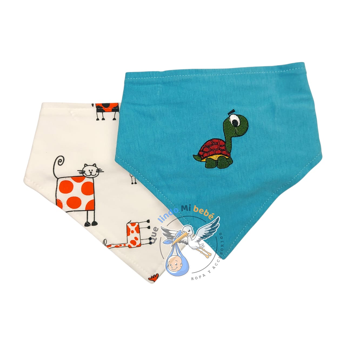 Set 2 Bandanas Tortuguita 1