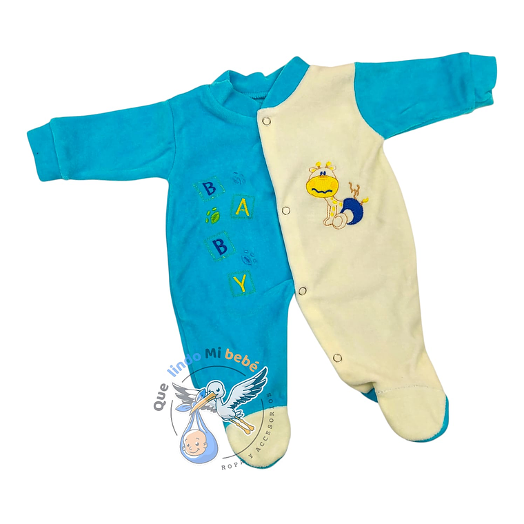 Osito Plush Prematuro Jirafa Blanco/Calipso 1