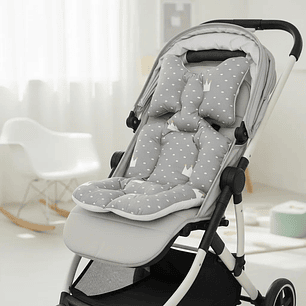 Cojín para Asiento de Coche Gris Corona