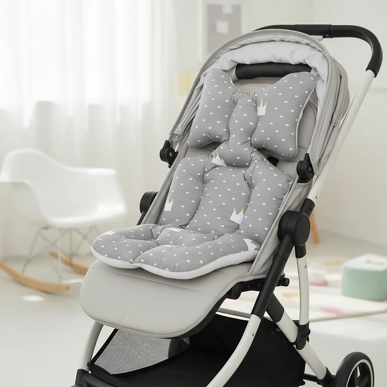 Cojín para Asiento de Coche Gris Corona 1