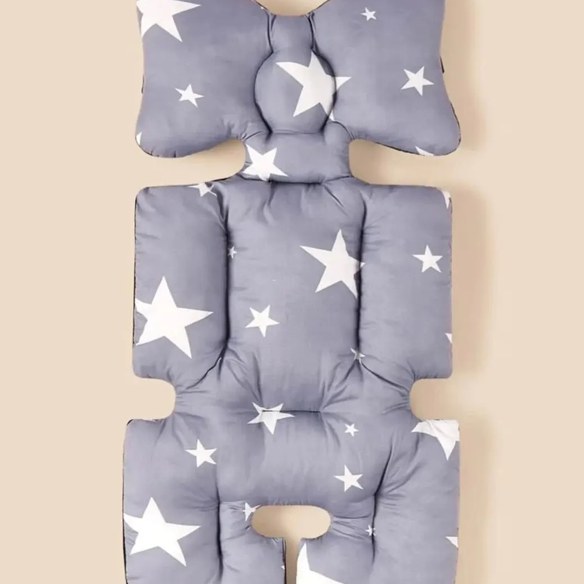 Cojín para Asiento de Coche Gris Claro Estrellas 4