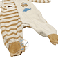 Enterito Plush Dinosaurios Blanco/Beige 0/3 Meses - Miniatura 2