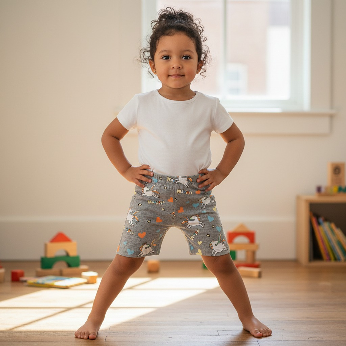 Bermuda Magical 18/24 Meses Unicornio Gris 1