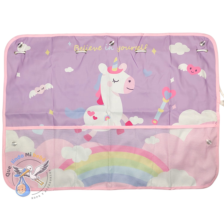 Cortina Auto Bebe con Filtro UV Rosado Unicornio 1