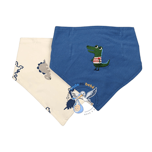 Set 2 Bandanas Cocodrilo