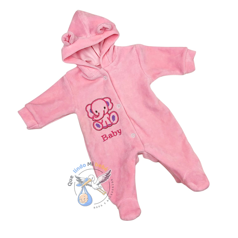 Osito Plush Prematuro Elefante Rosado 1