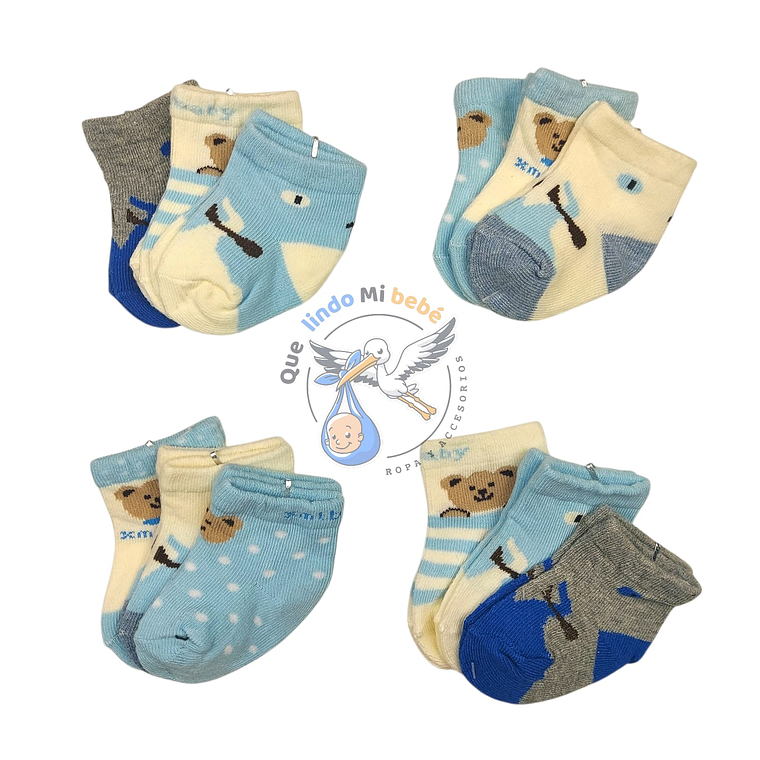 Calcetas por Docena 0/3 Meses N03H 1