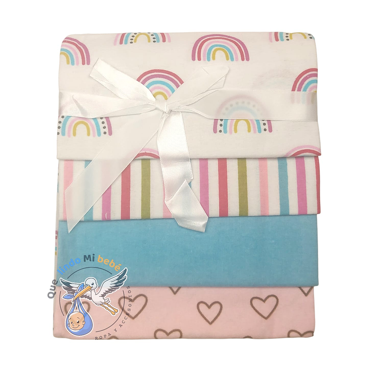 Tutos Algodón Afranelado Arcoiris 1