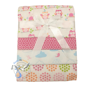 Tutos Algodón Afranelado Buhitos