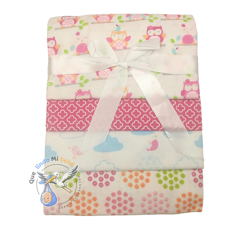 Tutos Algodón Afranelado Buhitos 1