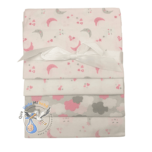 Tutos Algodón Afranelado Lunas