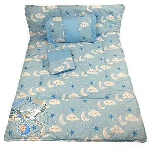 Set Para Cuna Colecho Celeste Cielito