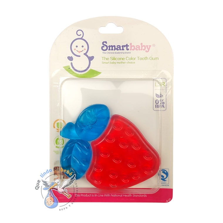 Mordedor Encías Enfriable Frutilla 1