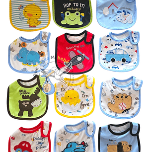 Baberos Impermeables por Docena Niño X12BH21