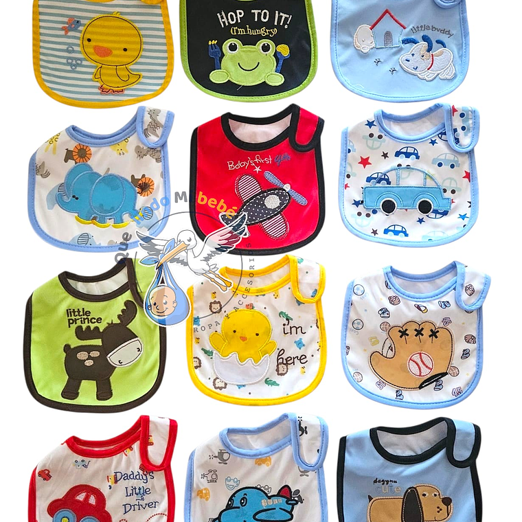 Baberos Impermeables por Docena Niño X12BH21 1