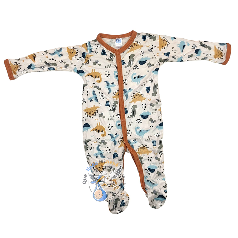 Pijama Algodón 0/3 Meses Dinosaurios 1