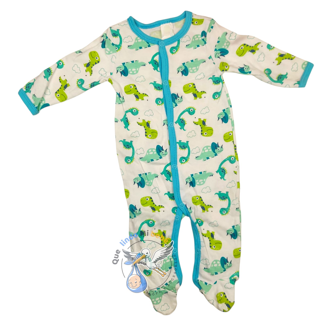 Pijama Algodón 3/6 Meses Dinosaurios 1