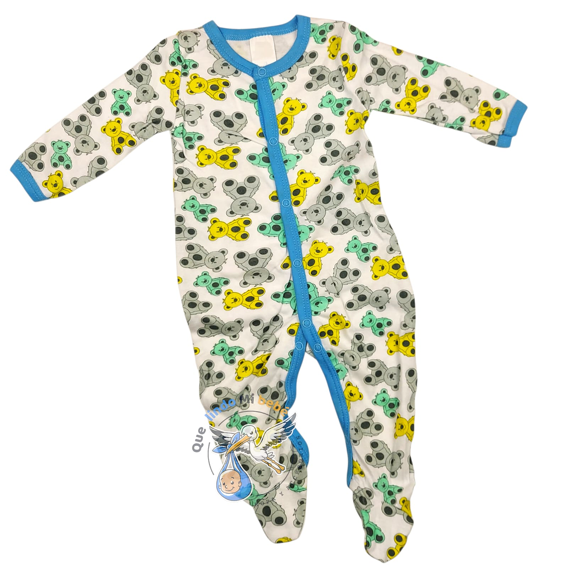 Pijama Algodón 6/9 Meses Ositos 1