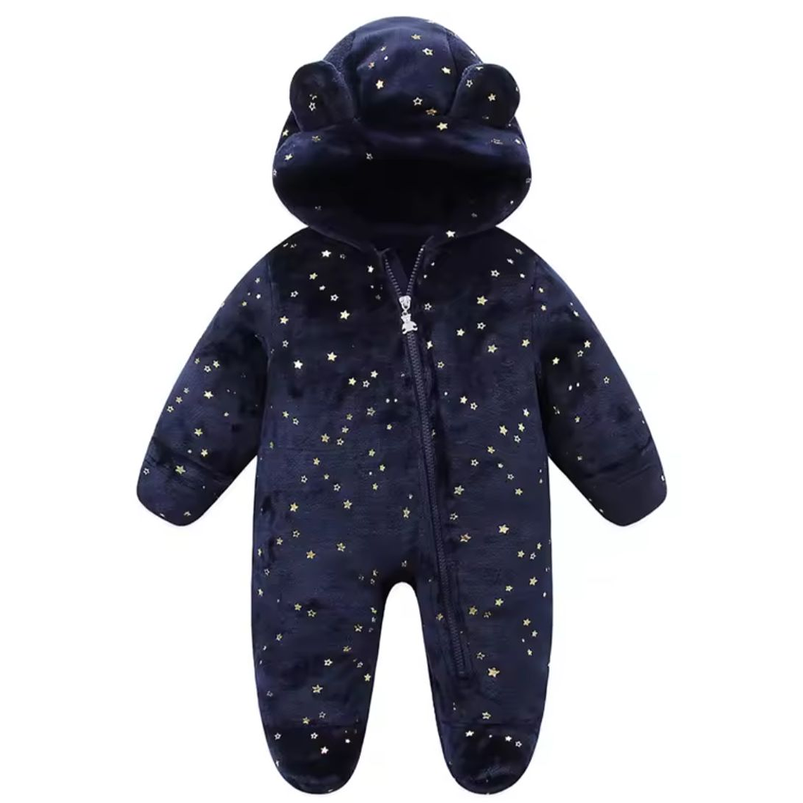 Osito Polar Azul Marino Estrellas 0/3 Meses 1