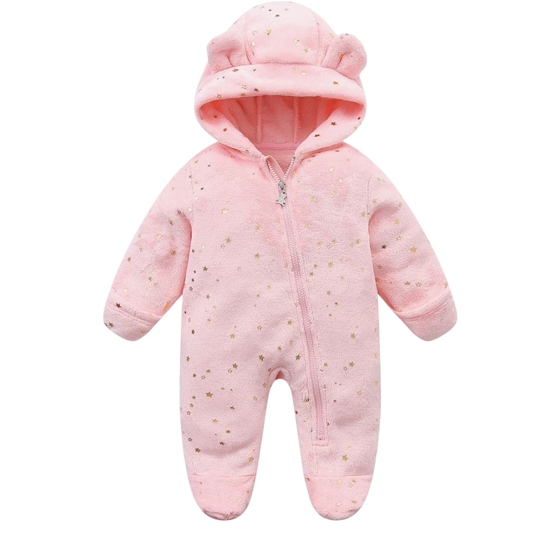 Osito Polar Rosado Estrella 0/3 Meses 1