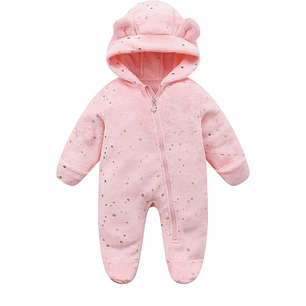 Osito Polar Rosado Estrella 0/3 Meses