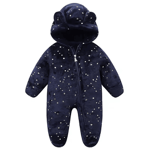 Osito Polar Azul Marino Estrellas 3/6 Meses