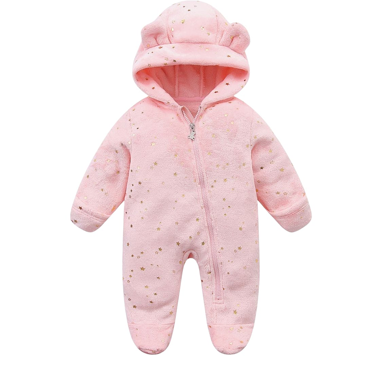 Osito Polar Rosado Estrella 3/6 Meses 1