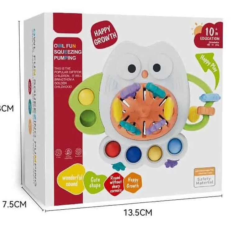 Juguete de Cuerda Montessori Buho +10M 5