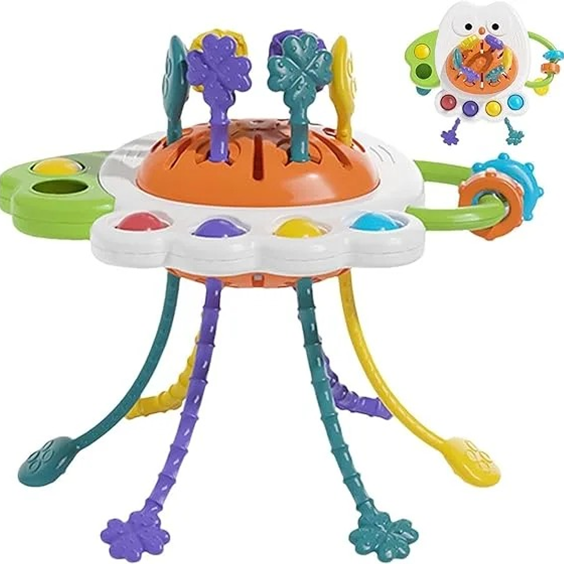 Juguete de Cuerda Montessori Buho +10M 1