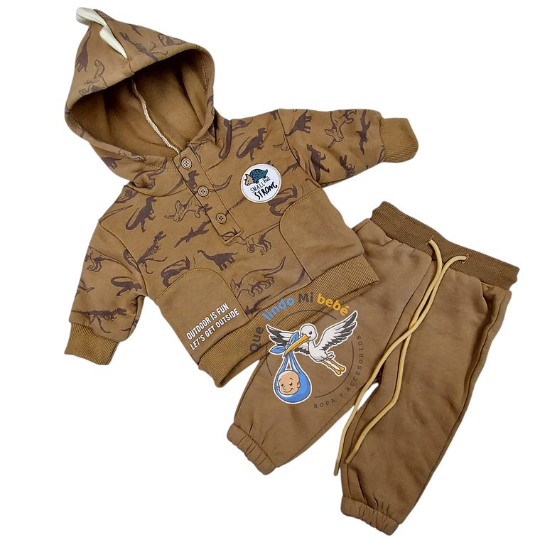 Set Buzo 2 Piezas 6/9 Meses Dinosaurio 1