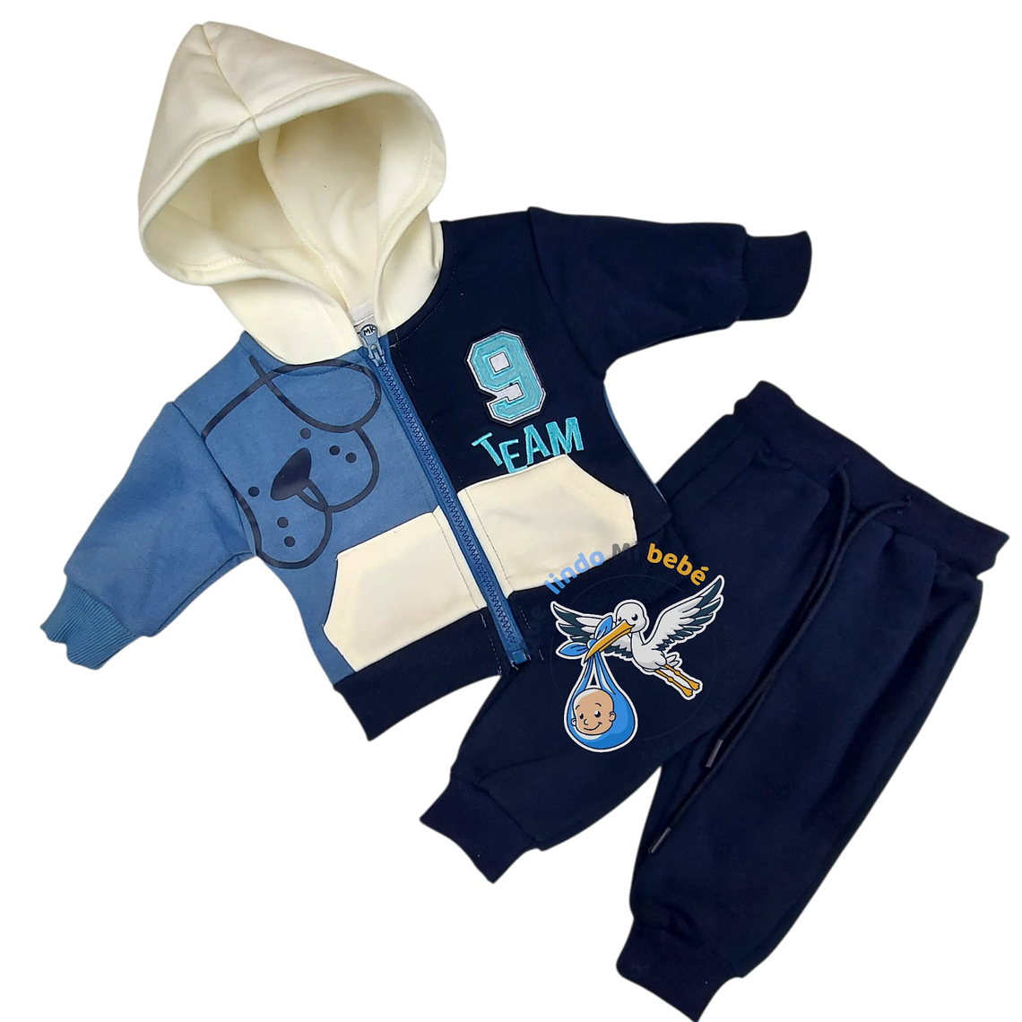 Set Buzo 2 Piezas 9/12 Meses Team Dog 1