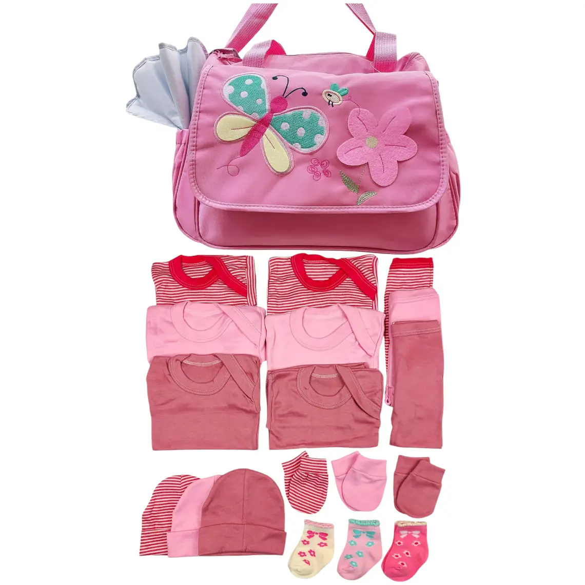 Pack Bolso + Ajuar 18 Piezas 0/3 Meses 1
