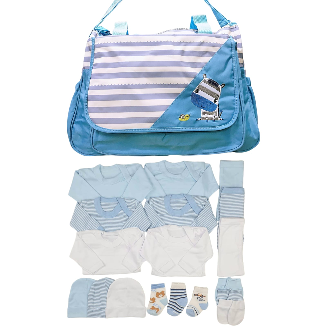 Pack Bolso + Ajuar 18 Piezas 0/3 Meses 1