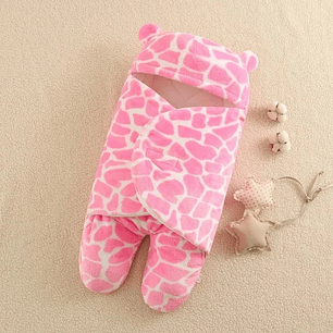 Saquito Osito 3/6 meses Rosado Vaquita