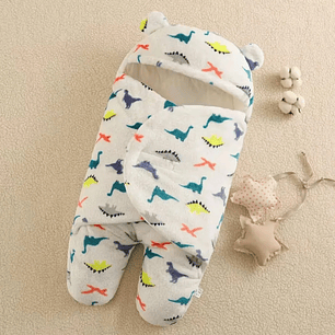 Saquito Osito 0/3 meses Celeste Dinosaurio