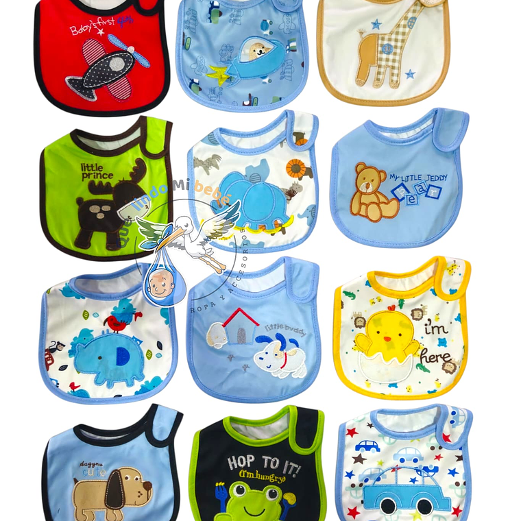 Baberos Impermeables por Docena Niño X12BH32 1