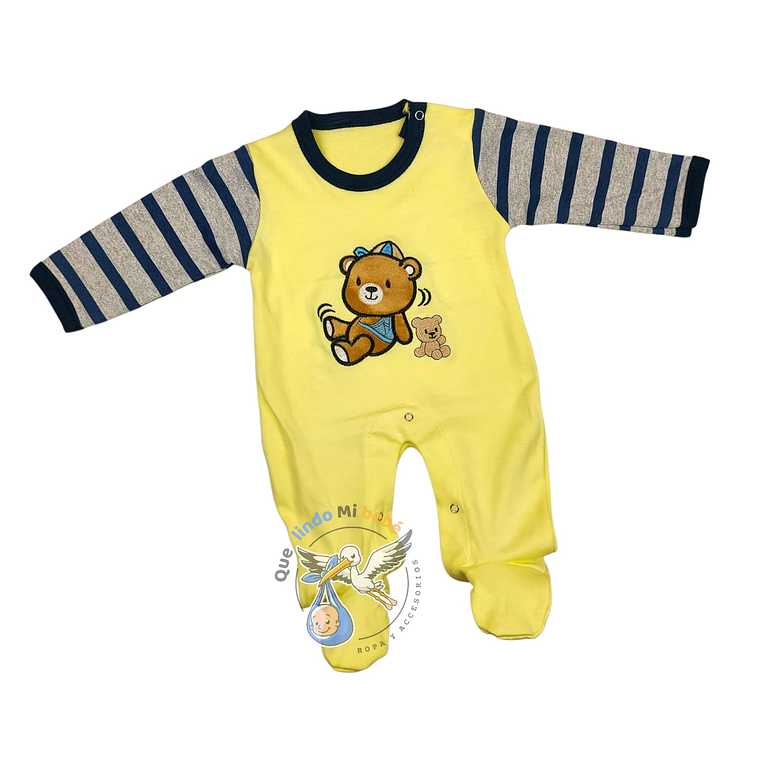 Osito Algodón 1 Pieza 0/3 Meses Osito Amarillo 1