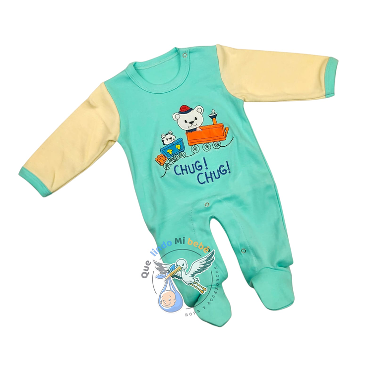 Osito Algodón 1 Pieza 0/3 Meses Osito Verde Agua 1