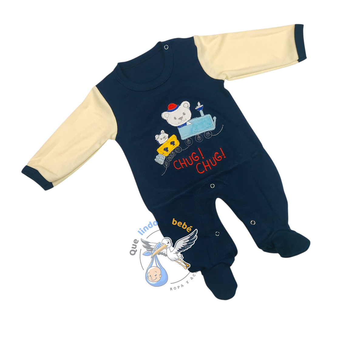 Osito Algodón 1 Pieza 0/3 Meses Osito Azul Marino 1