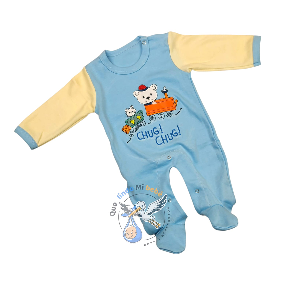 Osito Algodón 1 Pieza 0/3 Meses Osito Celeste 1